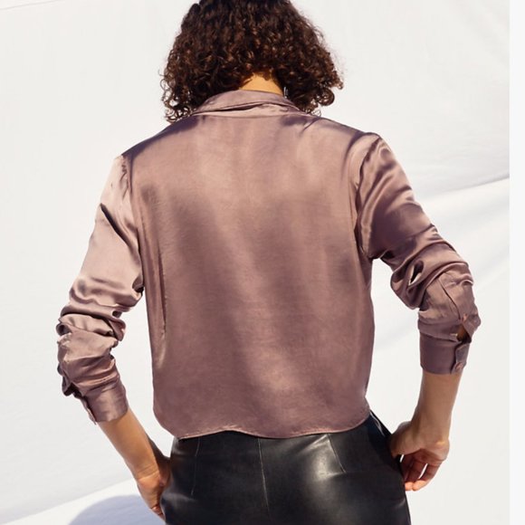 🤎Wilfred New Tie-Front Blouse - Picture 4 of 8